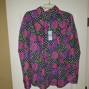 Women's designer long sleeve blouse